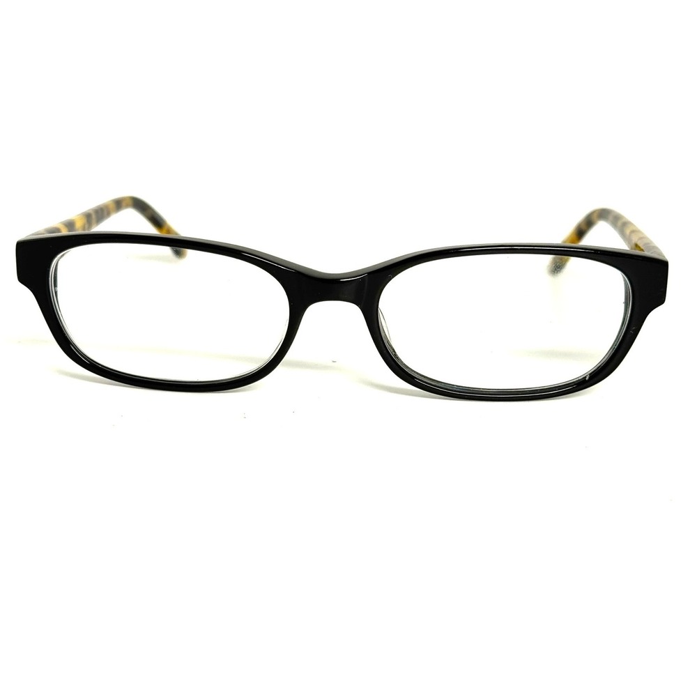 Avalon DV10 Black Tokyo Tortoise Rectangular Eyeglasses Frames 53-17-135